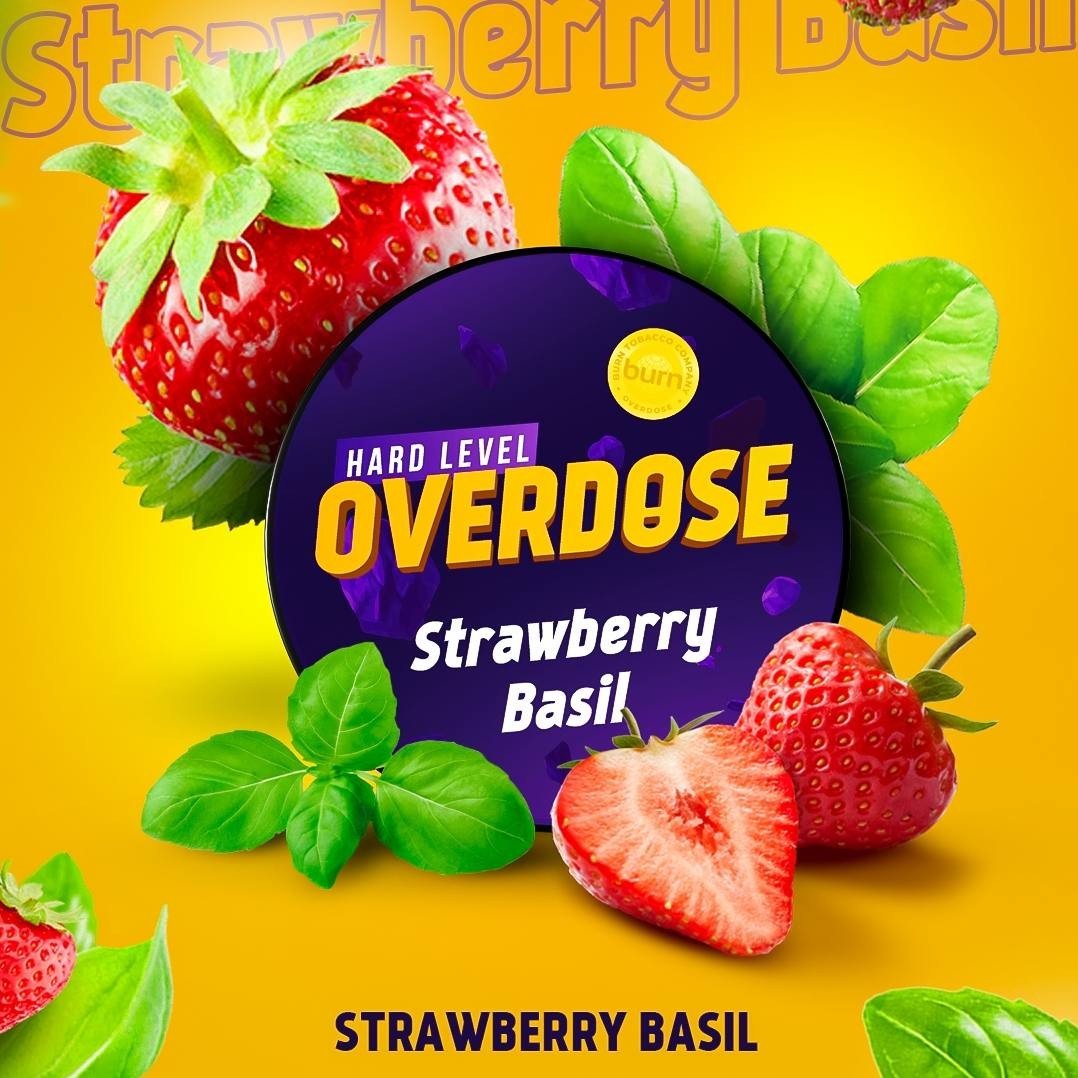 (M) Overdose 100 г Strawberry Basil